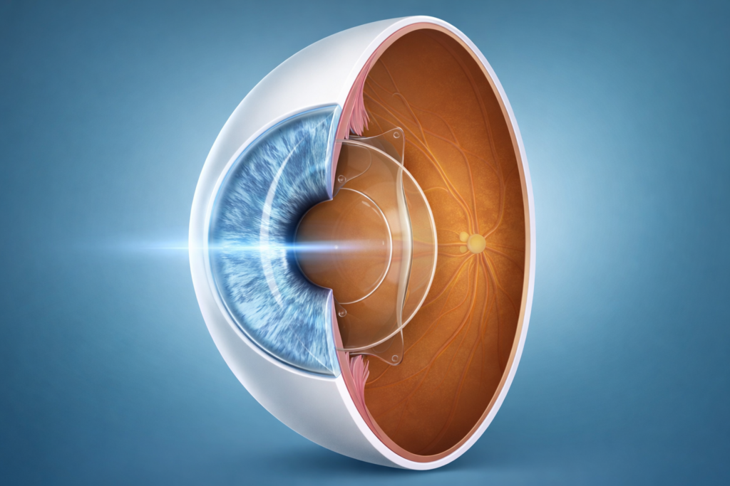 implantable lens diagram