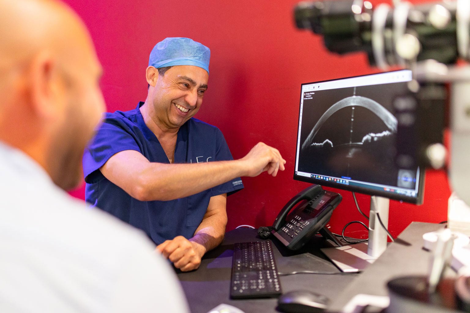 checking-over-results-with-high-tech-screens