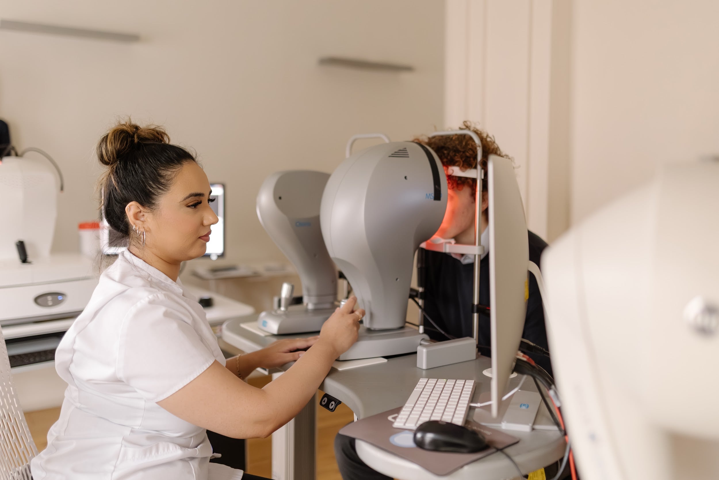 eye scanning for sight issues