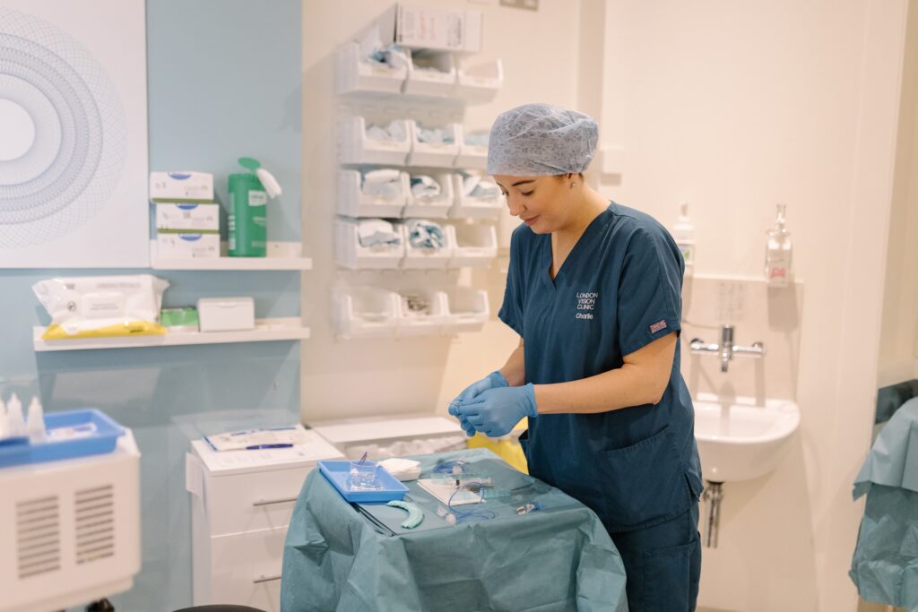 getting ready for an operation