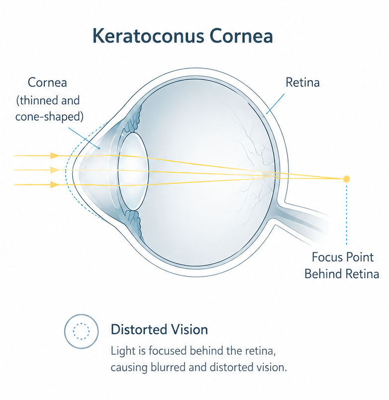 keratoconus-diagram-showing-poor-focal-point