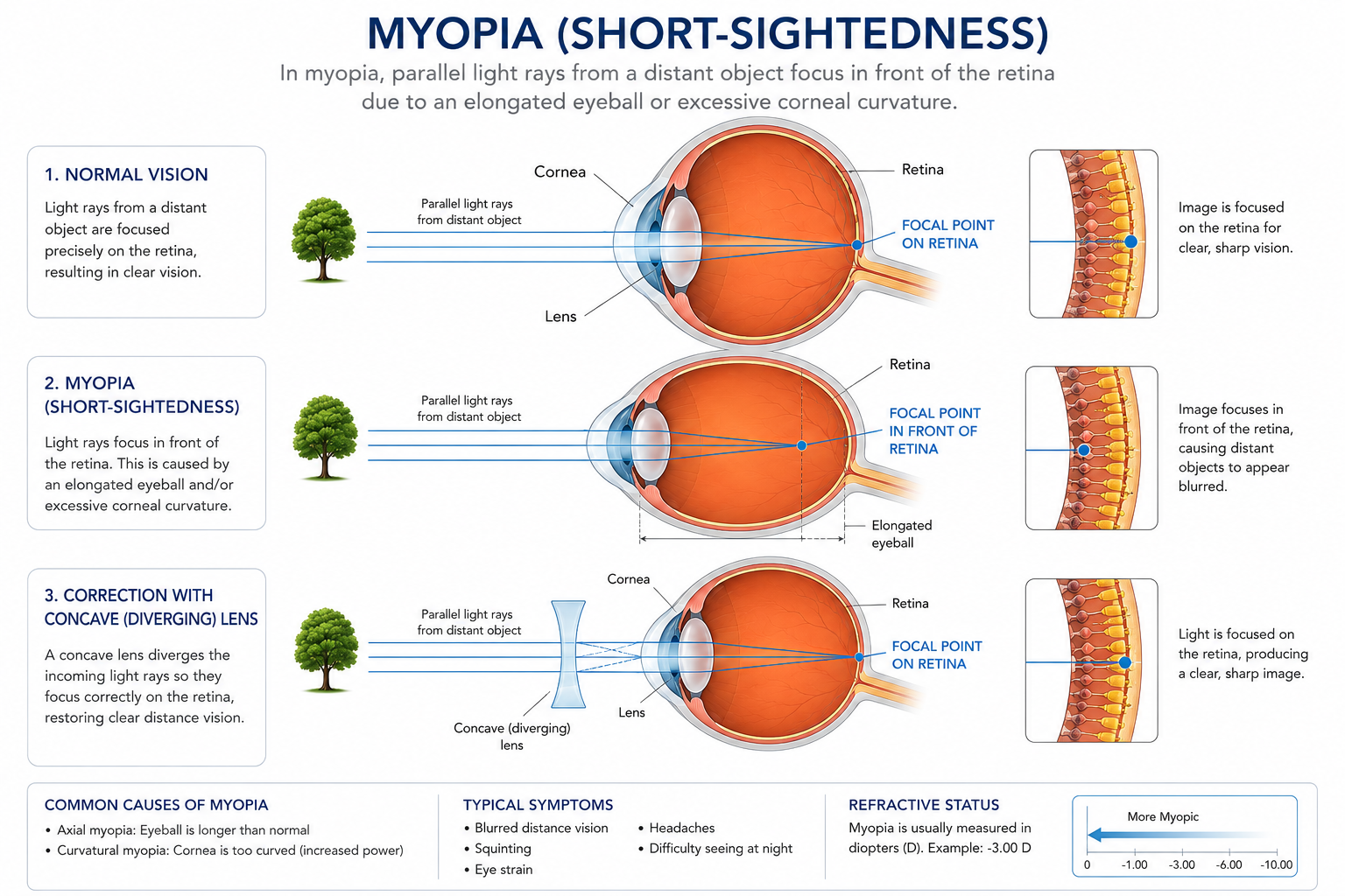 myopia diagram